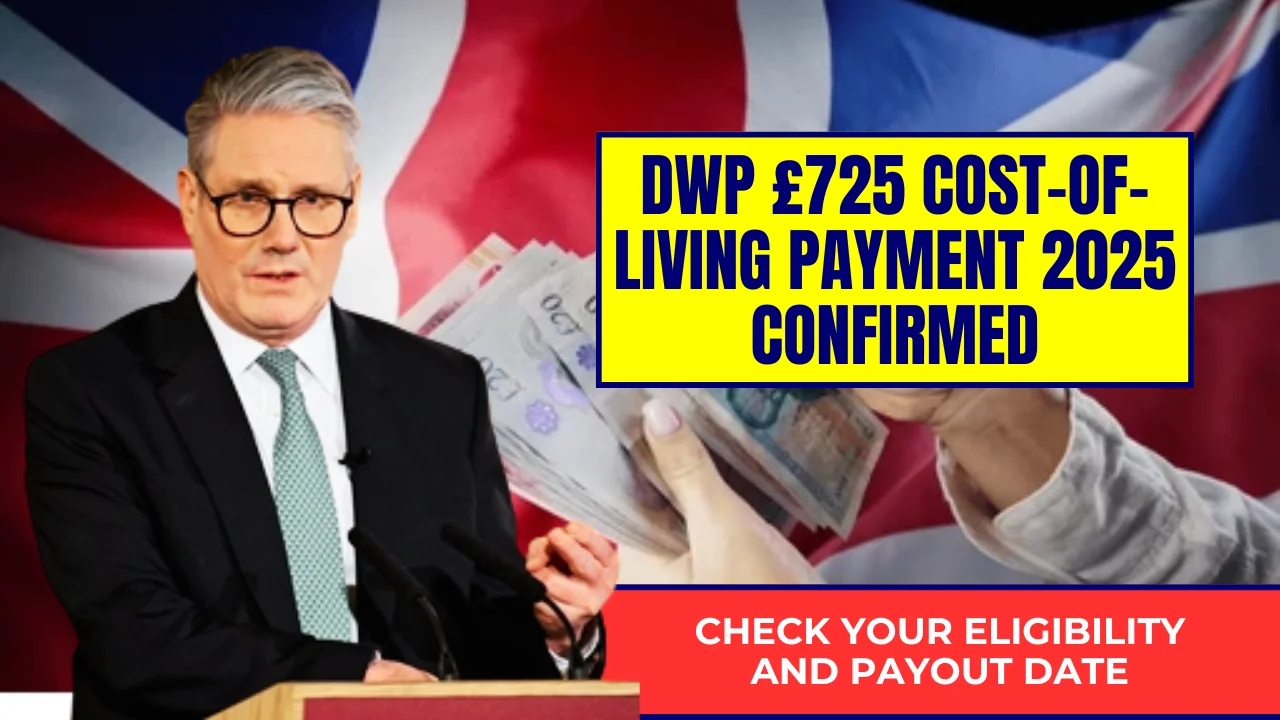 DWP £725 Cost-of-Living Payment 2025